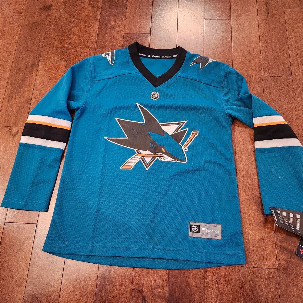 San Jose Sharks NHL Fanatics Breakaway Jersey youth S/M